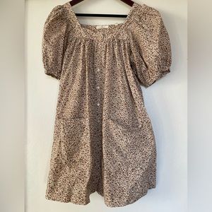 Doen Meadow Dress Sienna Champignon Floral